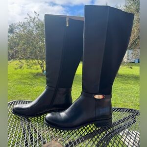 MICHAEL Michael Kors Finley Wide Shaft Riding Boot